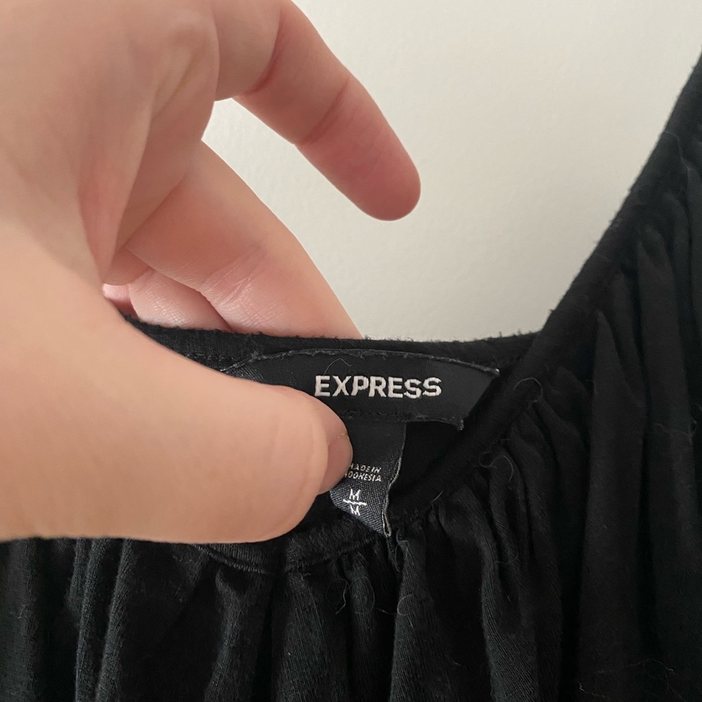 Express Ruffle High Low Maxi Dress - Picture 4 of 6